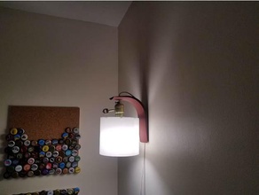 modern shade lampshade lamp wall 3d print model - Mito3D