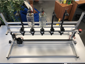 barista robot arduino raspberry pi robotica servo passo 3d print model - Mito3D