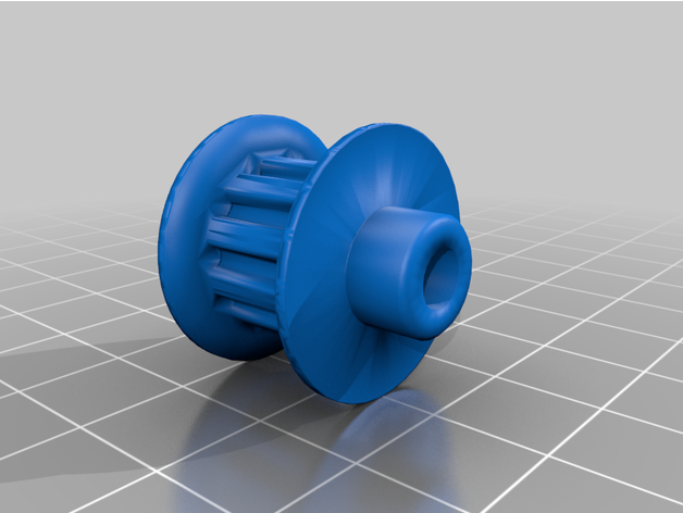 5mm bore xl 10 tooth timing belt pulley 3D print model - Mito3D