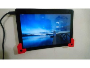 tablet pared lenovo e10 cámaras dvr automatización seguridad tableta mesa mini 3d print model - Mito3D
