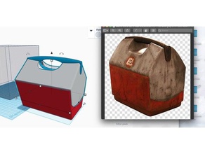 wall e büyük soğutucu kutu satın almak buyandlarge buz soğutucusu kutusu walle 3d print model - Mito3D