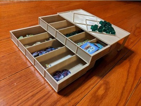 board game bit drawers boardgame boardgames accessories components organizer 3d print model - Mito3D