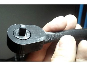 trinquete 1 4 pulgada 14 pulgadas mecánica llave carraca herramienta herramientas 3d print model - Mito3D