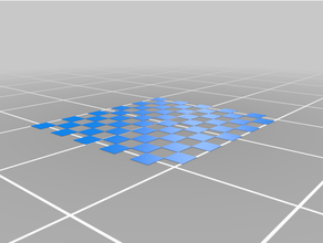 bltouch prueba fichas campo tablero ajedrez juego damas creality ender 3 flash medida calidad escala tevo 3d print model - Mito3D
