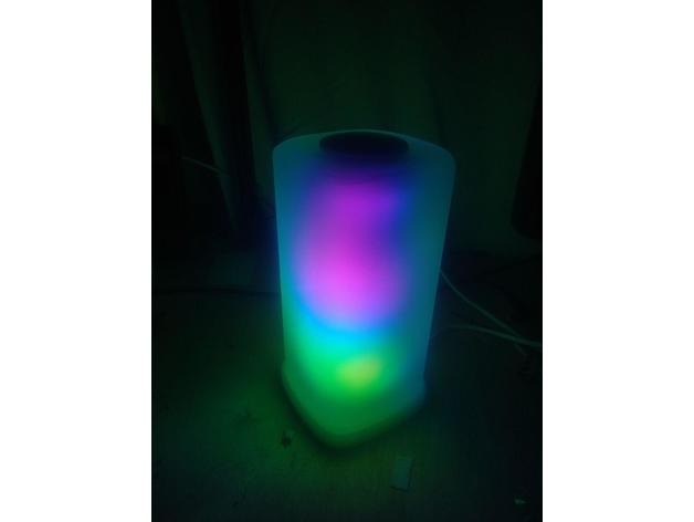 gyverlamp lampe led socle carré alexgyver ledlamp 3D print model - Mito3D