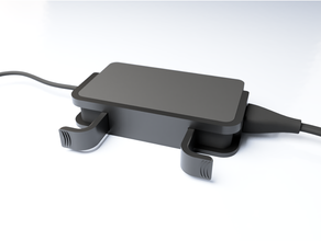 apple mac style cavo superficie collettore caricabatterie clip titolare microsoft surface pro 3d print model - Mito3D