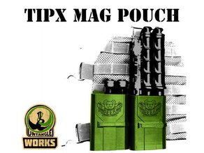 tipx mag pouch molle tippmann paintball magfed 3d print model - Mito3D