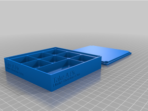 3x3 personalizzabile box misura 3d print model - Mito3D