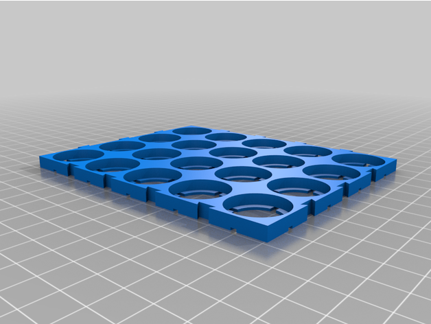 maßgeschneiderte 21700 Batterie Halter Anschluss kundengebundene 3D print model - Mito3D