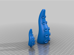 Tentakel Spielzeug Schlüsselanhänger 3d print model - Mito3D