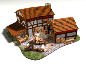 aoe2 style siege workshop 1 age empires aoe aoe3 boardgame dnd dungeon video games videogames game 3d print model - Mito3D
