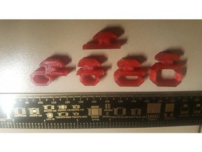 cable holder 3030 profile 3d print model - Mito3D