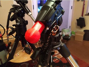 avx clutch redesign astronomy telescope celestron mount 3d print model - Mito3D