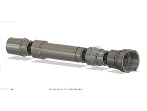 personnalisable mini sabre laser version base coutume personnalisables k3dc saber 3d print model - Mito3D
