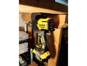 mounted dewalt drill charger holster 3d print model - Mito3D