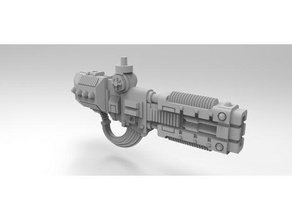 armour-bearer choom-blaster 28mm mech miniature scifi wargaming weapon 3d print model - Mito3D