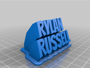 rylanr-blue customized 3d print model - Mito3D