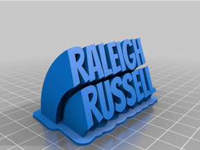 raleighr-purple customized 3d print model - Mito3D