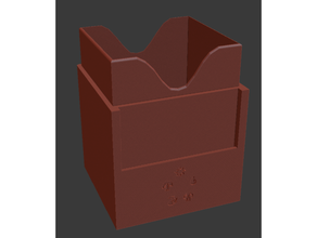 edh deck box remix groves 3d print model - Mito3D