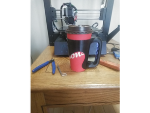 kahve fincan tutucu kol tasarım füzyon sıcak java joe ofis dökülme spill kanıtı starbucks tim hortons 3d print model - Mito3D