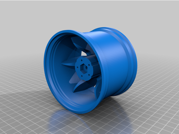 openrc truggy falken tire volk te 37 daniel noree rc car Rad 3D print model - Mito3D