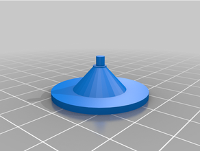 freestanding lama rotante dd trappola 3d print model - Mito3D