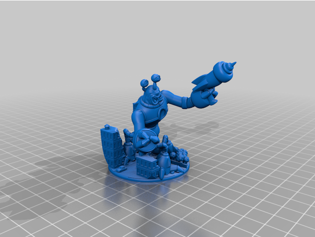 rey tokio alienoid proxy kaiju monster 3D print model - Mito3D