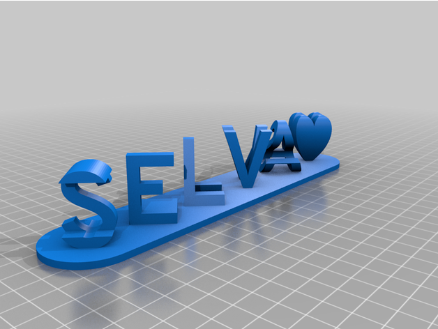 selva lanzamiento sitio artesanía personalizado 3D print model - Mito3D