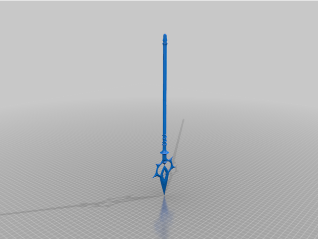 azuras lance caneta azura emblema 3D print model - Mito3D