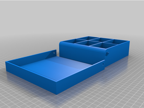 customized pill box organizer 3d print model - Mito3D