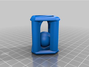 coelho jogar barril chocalho brinquedo 3d print model - Mito3D