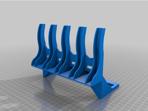 4 epp pipette shelf holder eppendorf stand 3d print model - Mito3D