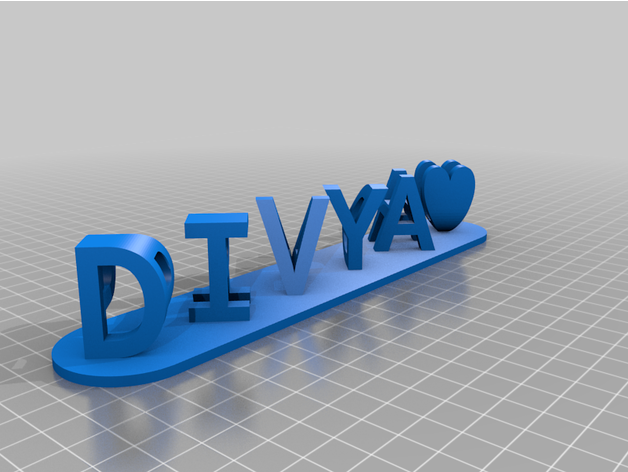 diva med touche rouge personnalisé 3D print model - Mito3D
