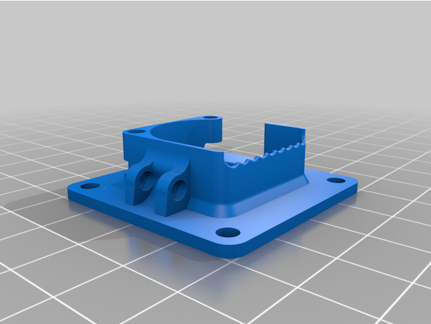 um2+ hotendfanadapter 25mm 40mm y limitswitch expansão fã adaptador montagem ventilador hotend refrigeração ultimaker2 ultimaker2plus nal curso 3D print model - Mito3D