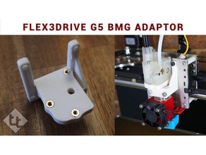flex3drive g5 bondtech bmg e3d v6 adaptador seckit 3d print model - Mito3D
