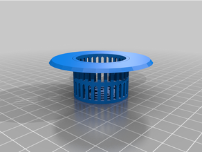 shower drain hair filter customized 3d print model - Mito3D