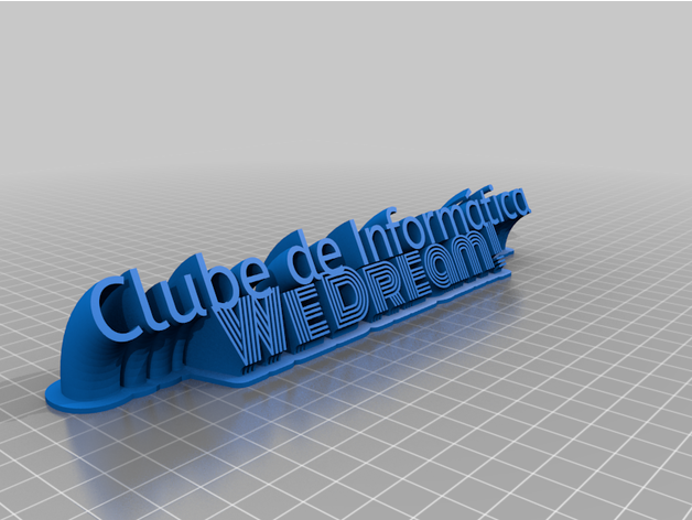 clube personalizado 3D print model - Mito3D