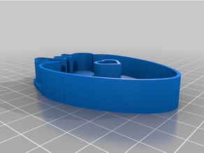Loch Herz stärker cookie cookiecutter cutter valentine 3d print model - Mito3D
