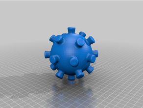 thorn ball 3d print model - Mito3D