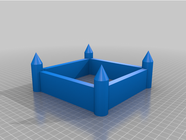 castelo 3D print model - Mito3D