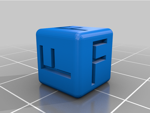 alfabeto espa ol juegos mesa cuadro cubo español 3d print model - Mito3D