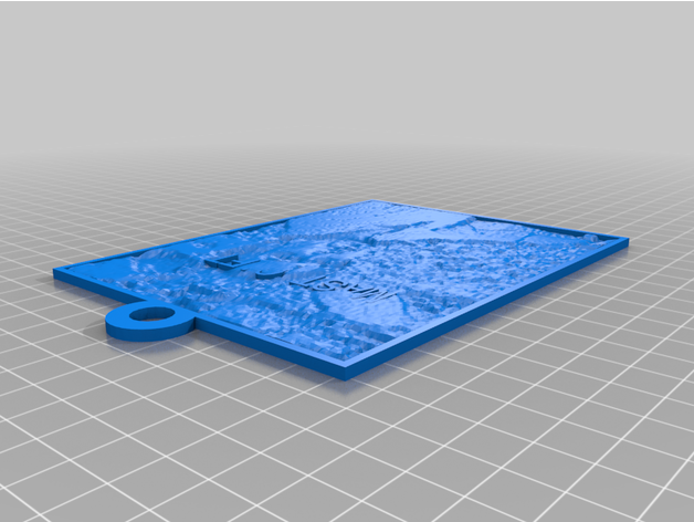 personnalisé lithopane 3D print model - Mito3D