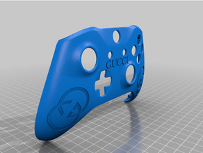 xbox custom controller shell gucci edition case skin wrap 3d print model - Mito3D