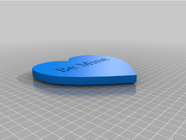 corazón forma caja 3D print model - Mito3D