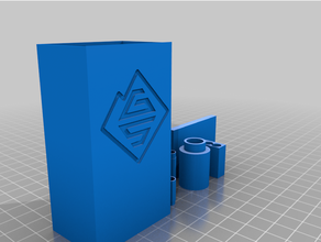 narghilè casella gocciolamento goccia 3d print model - Mito3D