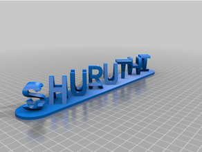 shurut red customized 3d print model - Mito3D