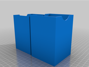 deck stash box holder edh magic gathering mtg storage 3d print model - Mito3D
