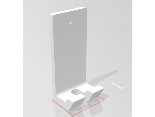 cable hdmi titular soporte 3D print model - Mito3D