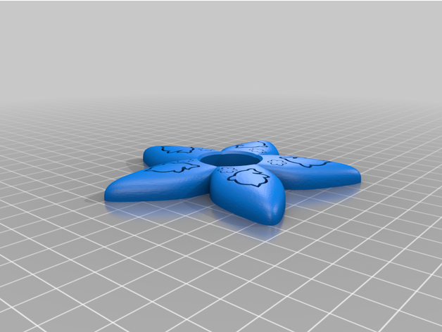 williams fs fidget spinner hpu 3D print model - Mito3D