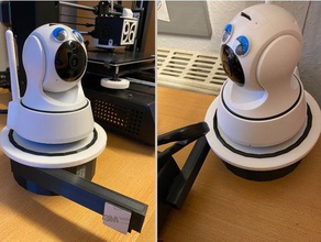 webcam halter 3d print model - Mito3D